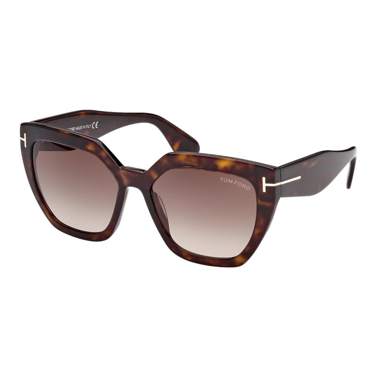 Tom Ford Phoebe FT 0939 Dark Havana Gold/roviex Shaded 52K Sunglasses