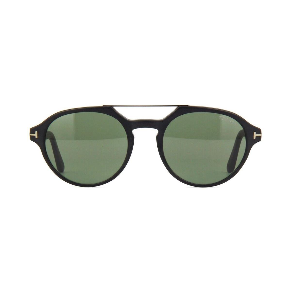 Tom Ford Stan FT 0696 Matte Black/green 02N E Sunglasses