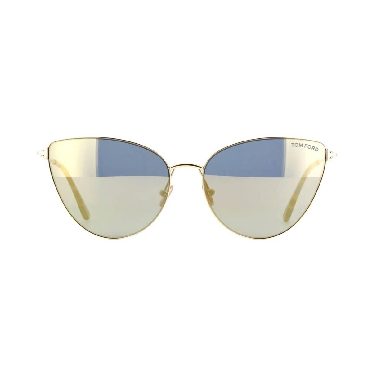 Tom Ford ANAIS-02 FT 1005 Gold/grey Gold Flash Mirrored 32C Sunglasses