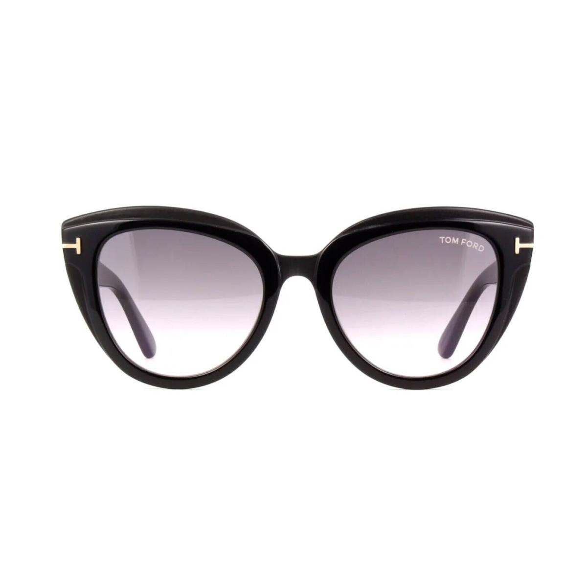 Tom Ford Tori FT 0938 Shiny Black/dark Grey Shaded 01B Sunglasses