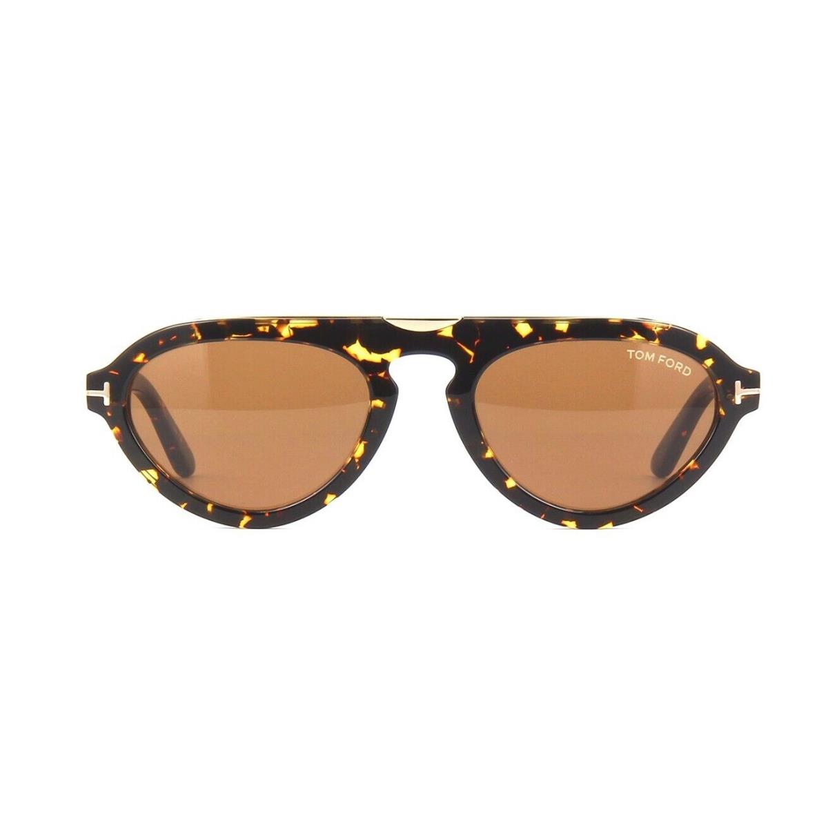 Tom Ford MILO-02 FT 0737 Havana/brown 56E Sunglasses