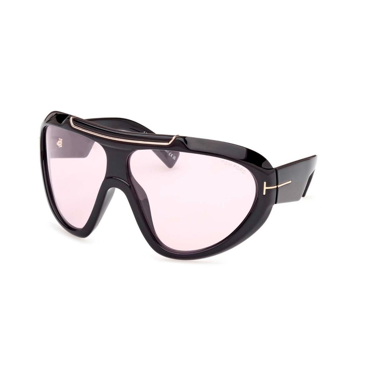 Tom Ford Linden FT1094 Black/light Pink Violet Photochromic 01Y Sunglasses