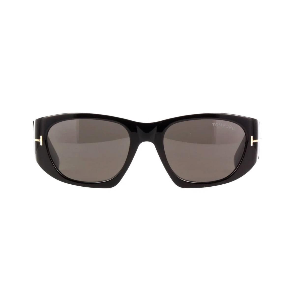 Tom Ford CYRILLE-02 FT 0987 Shiny Black/grey 01A Sunglasses