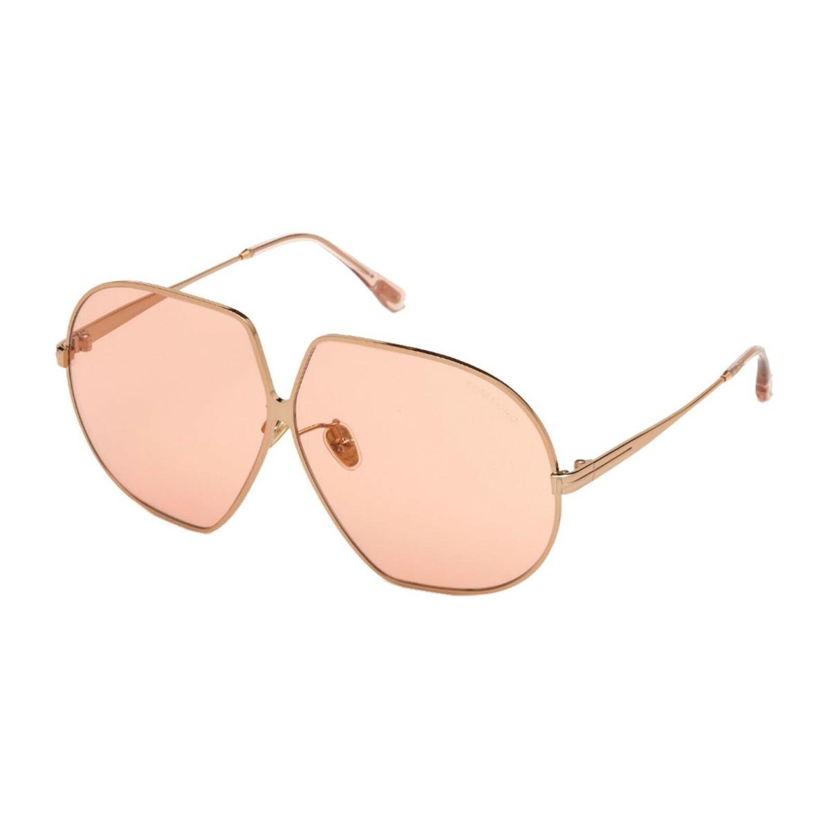 Tom Ford Tara FT 0785 Rose Gold/brown Pink 33E A Sunglasses