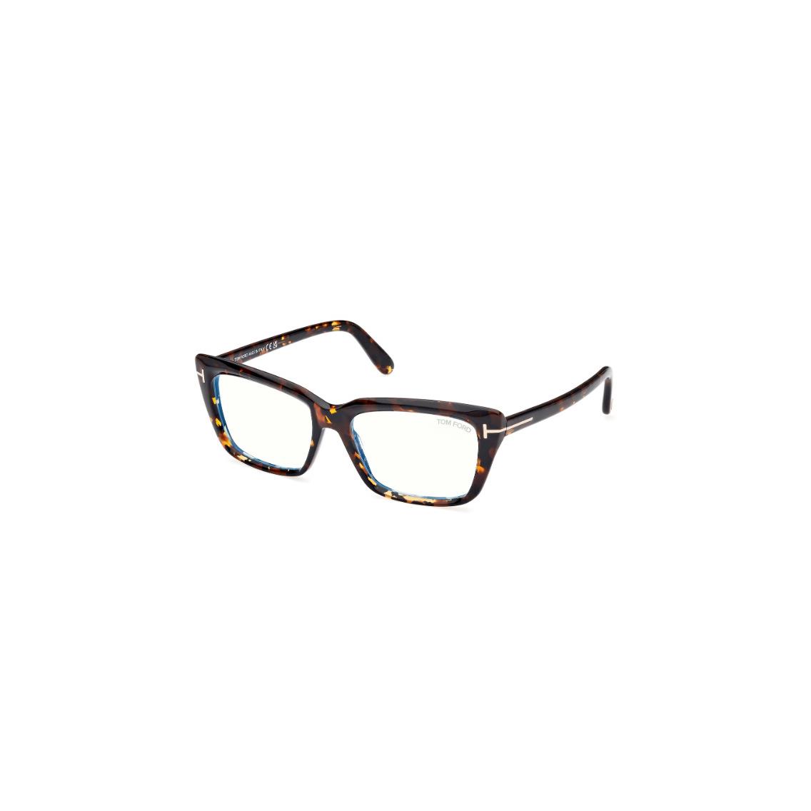 Tom Ford FT5894 052 Dark Havana Square Women`s Eyeglasses