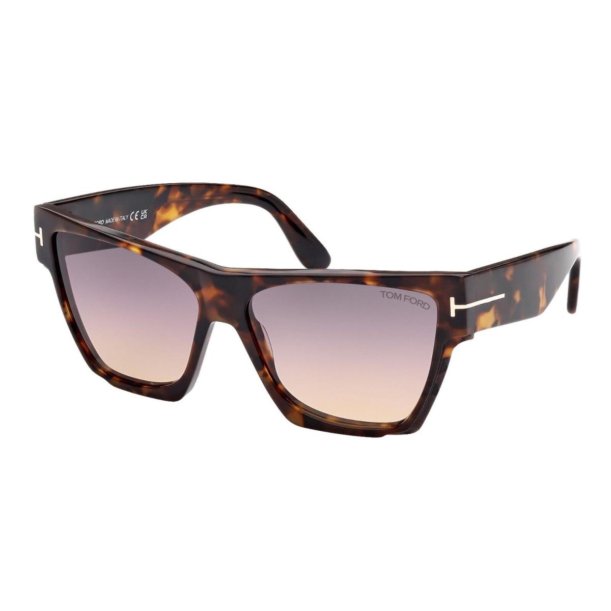 Tom Ford Dove FT 0942 Havana/grey Shaded 55B Sunglasses