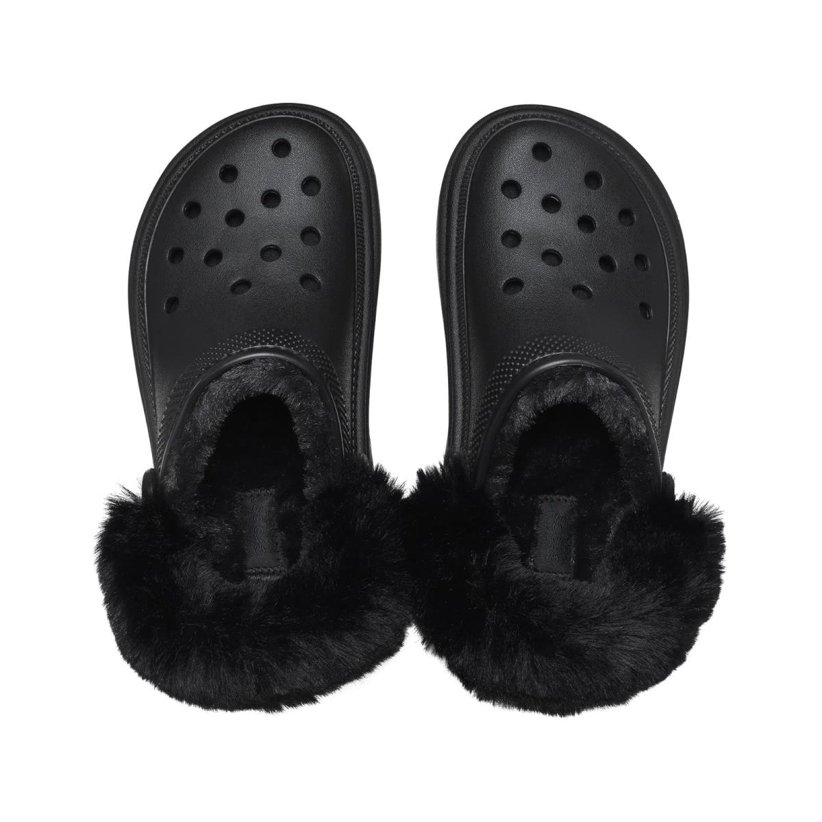 Unisex Clogs Crocs Classic Lined Stomp Clog - Black