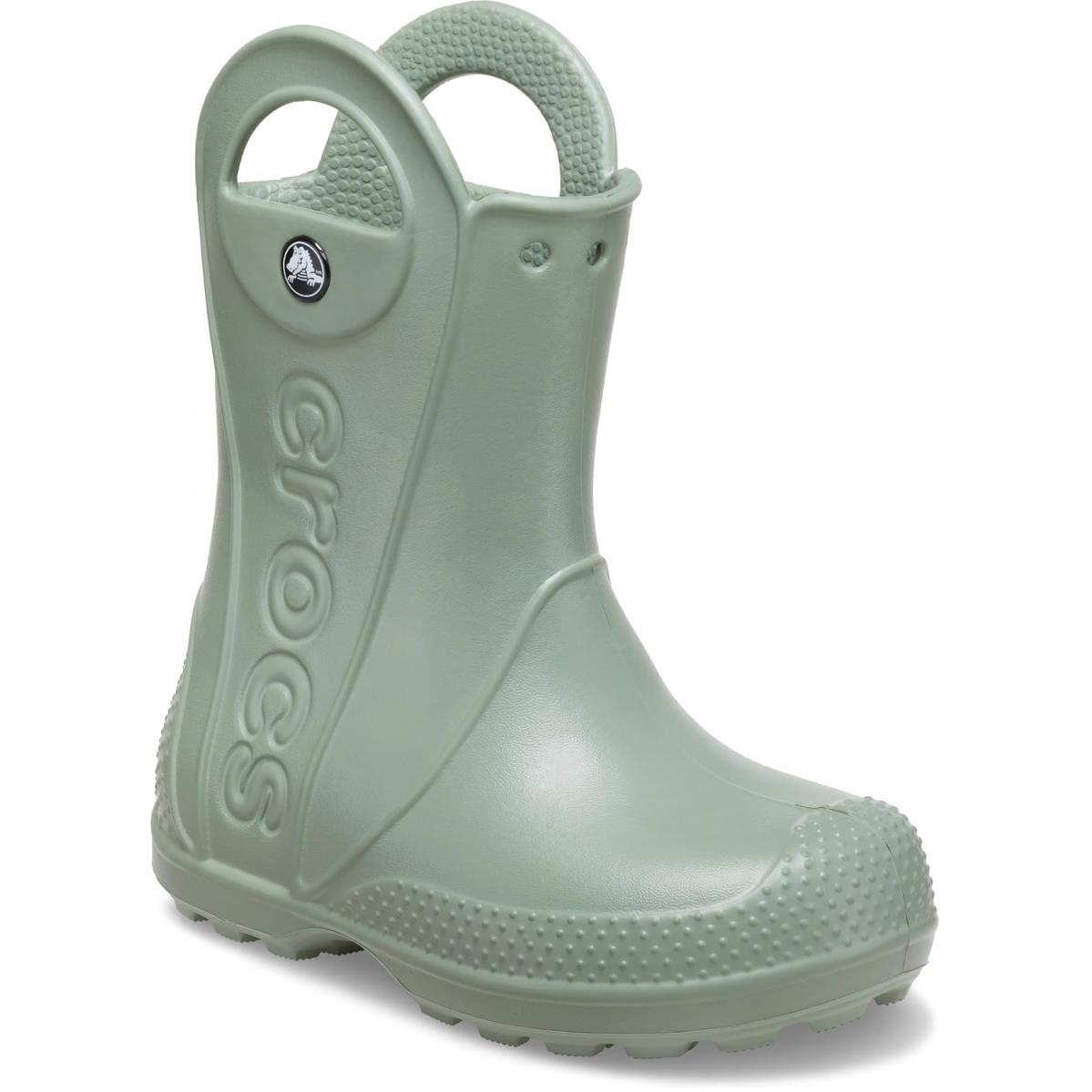 Children Unisex Boots Crocs Kids Handle It Rain Boots Toddler/little Kid Moss