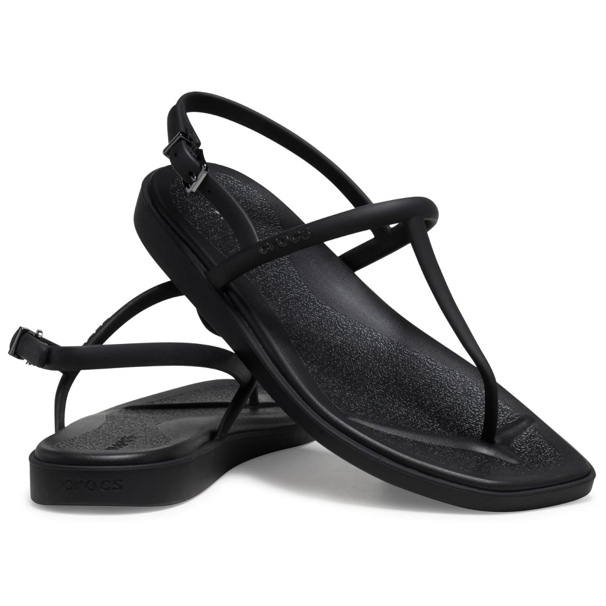 Woman`s Sandals Crocs Miami Thong Sandal - Black