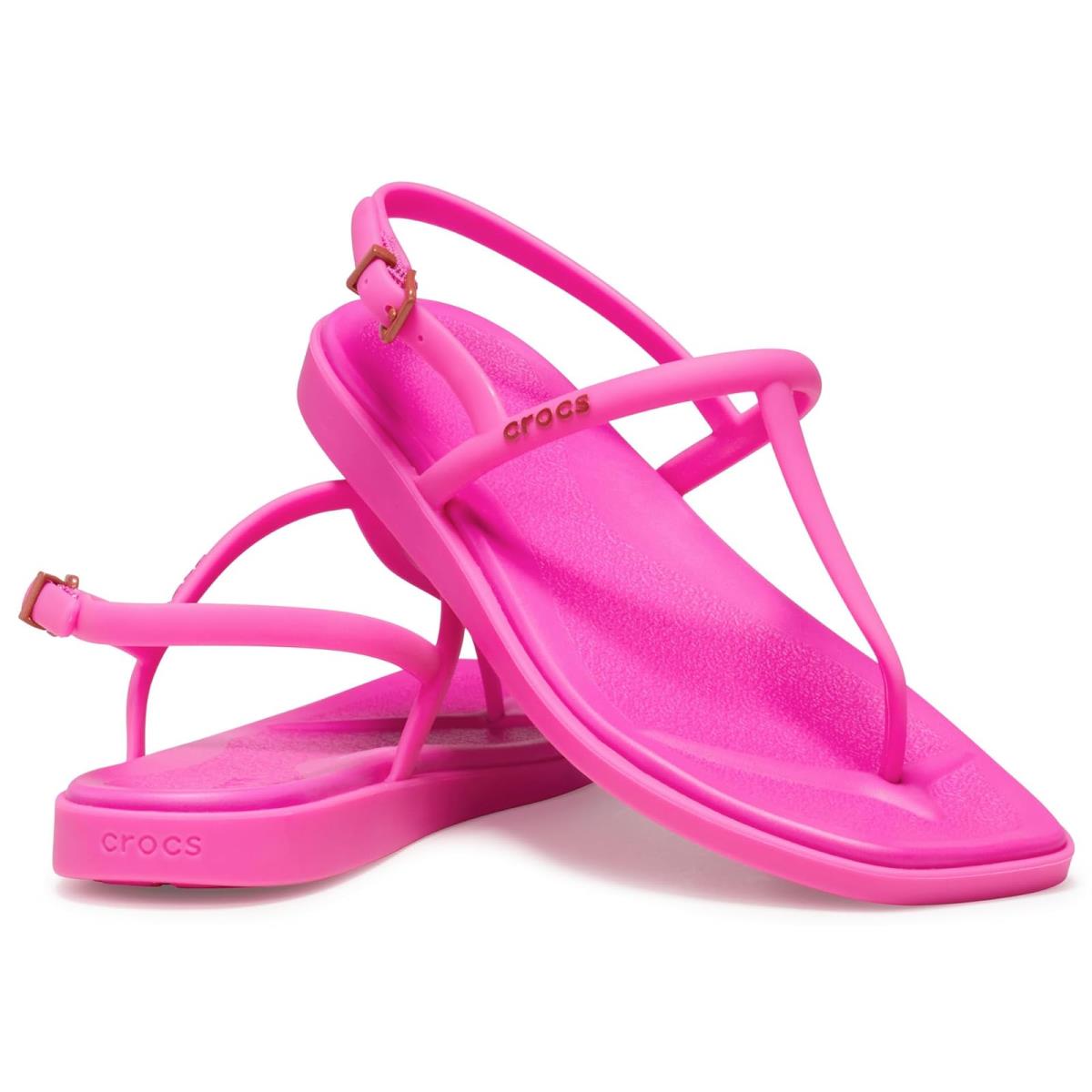 Woman`s Sandals Crocs Miami Thong Sandal Pink Crush