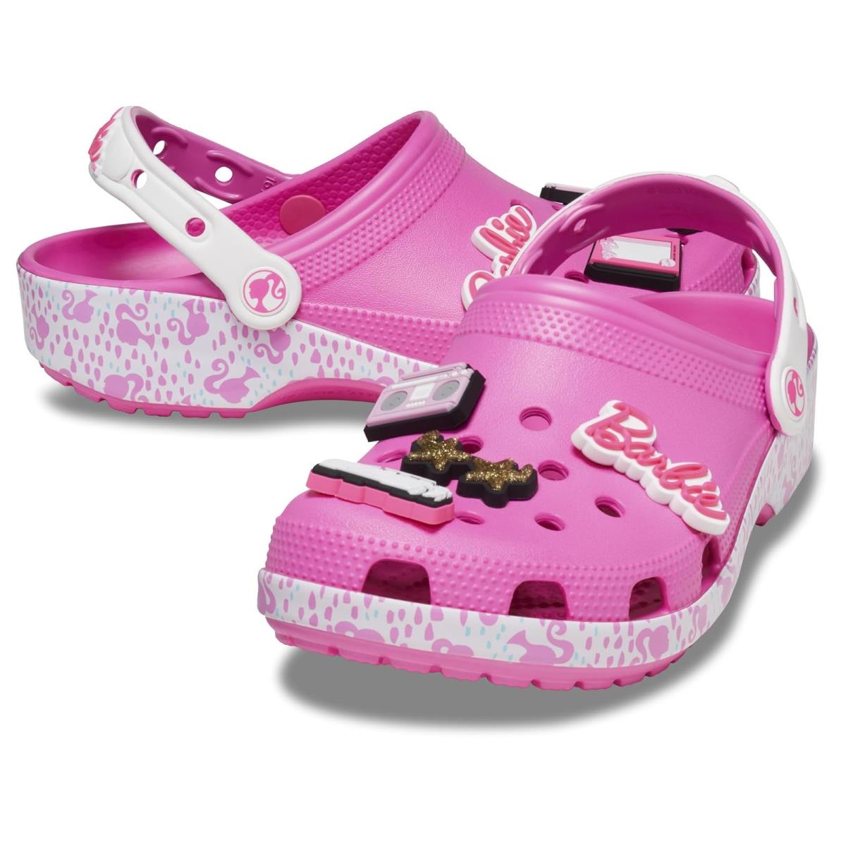 Unisex Clogs Crocs Barbie Classic Clog - Electric Pink