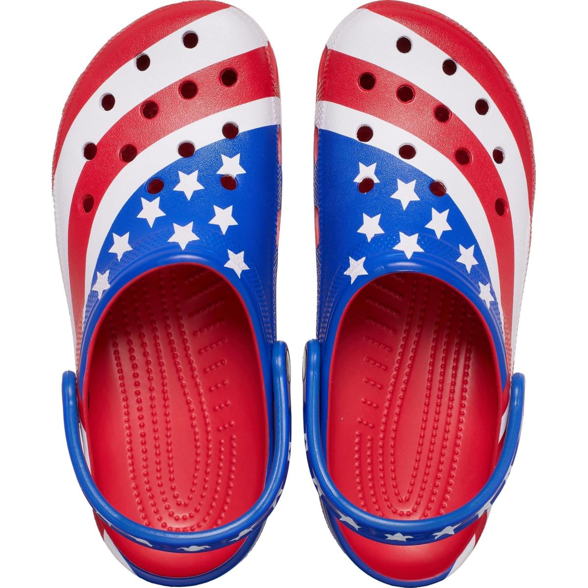 Unisex Clogs Crocs Classic American Flag Clog - Multicolor