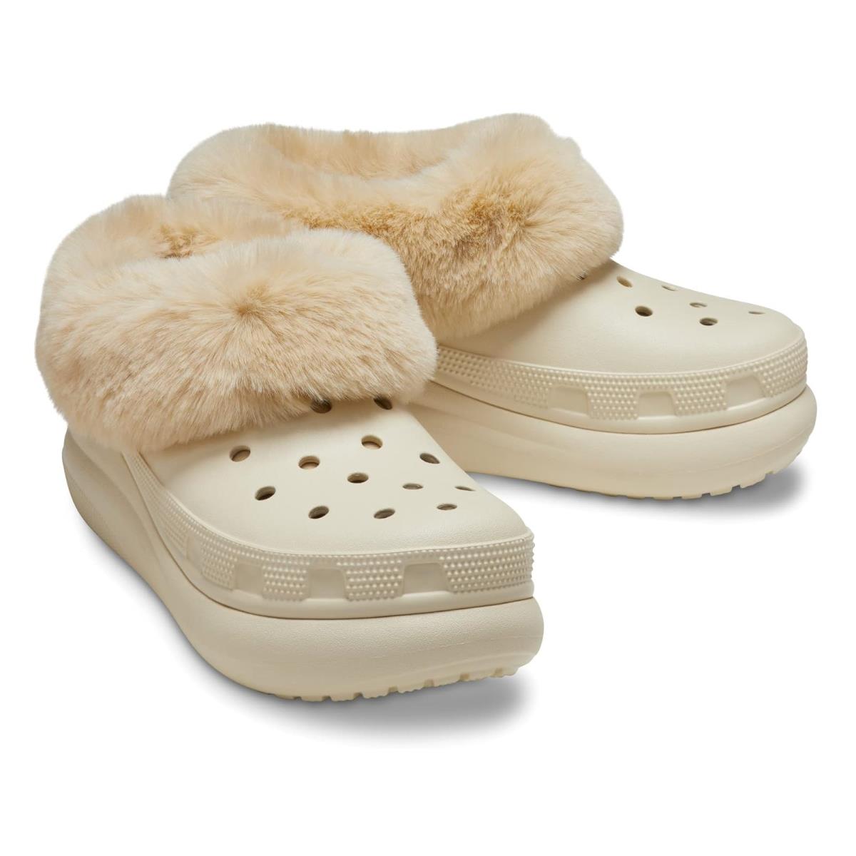 Unisex Clogs Crocs Furever Crush Bone