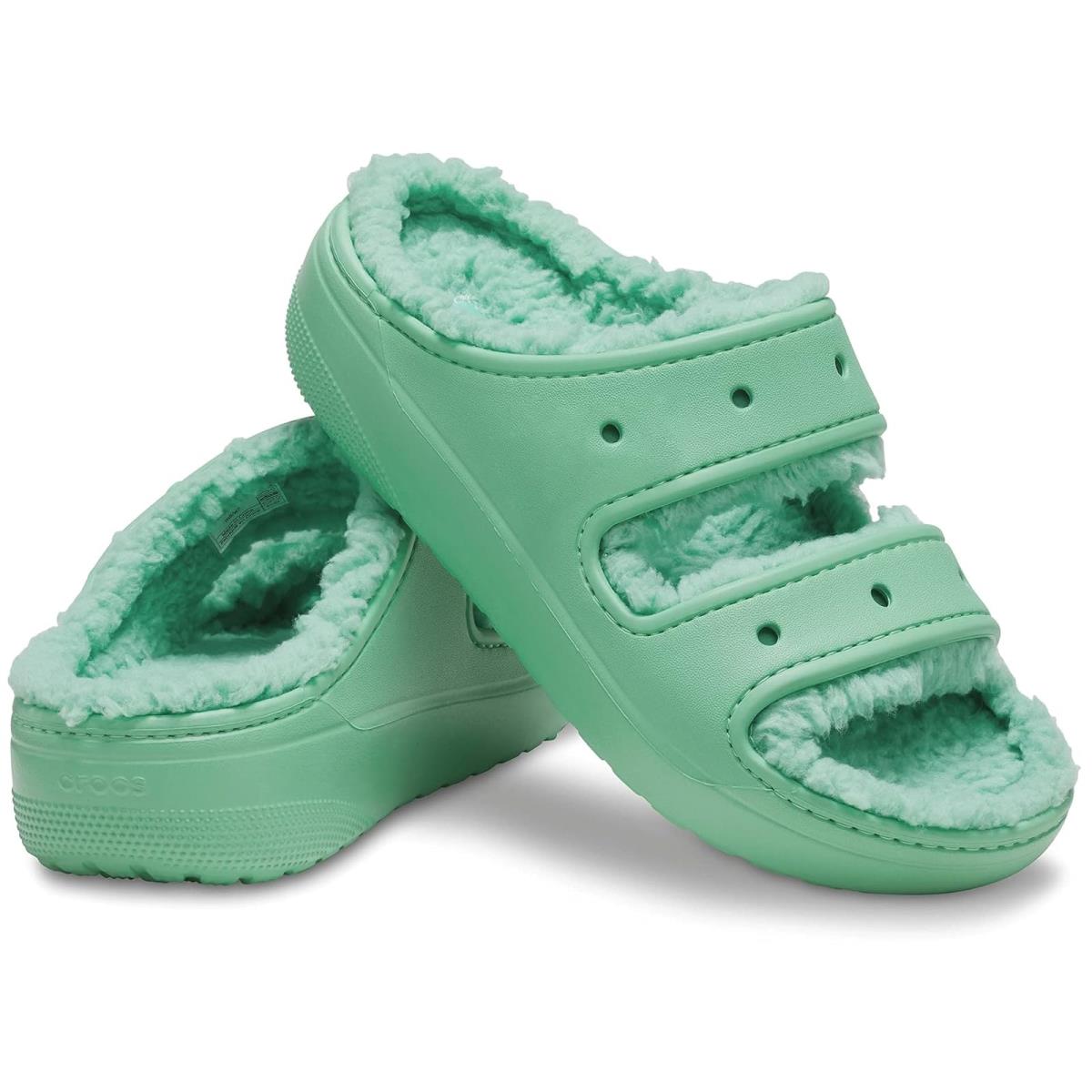 Unisex Sandals Crocs Classic Cozzzy Sandal Jade Stone