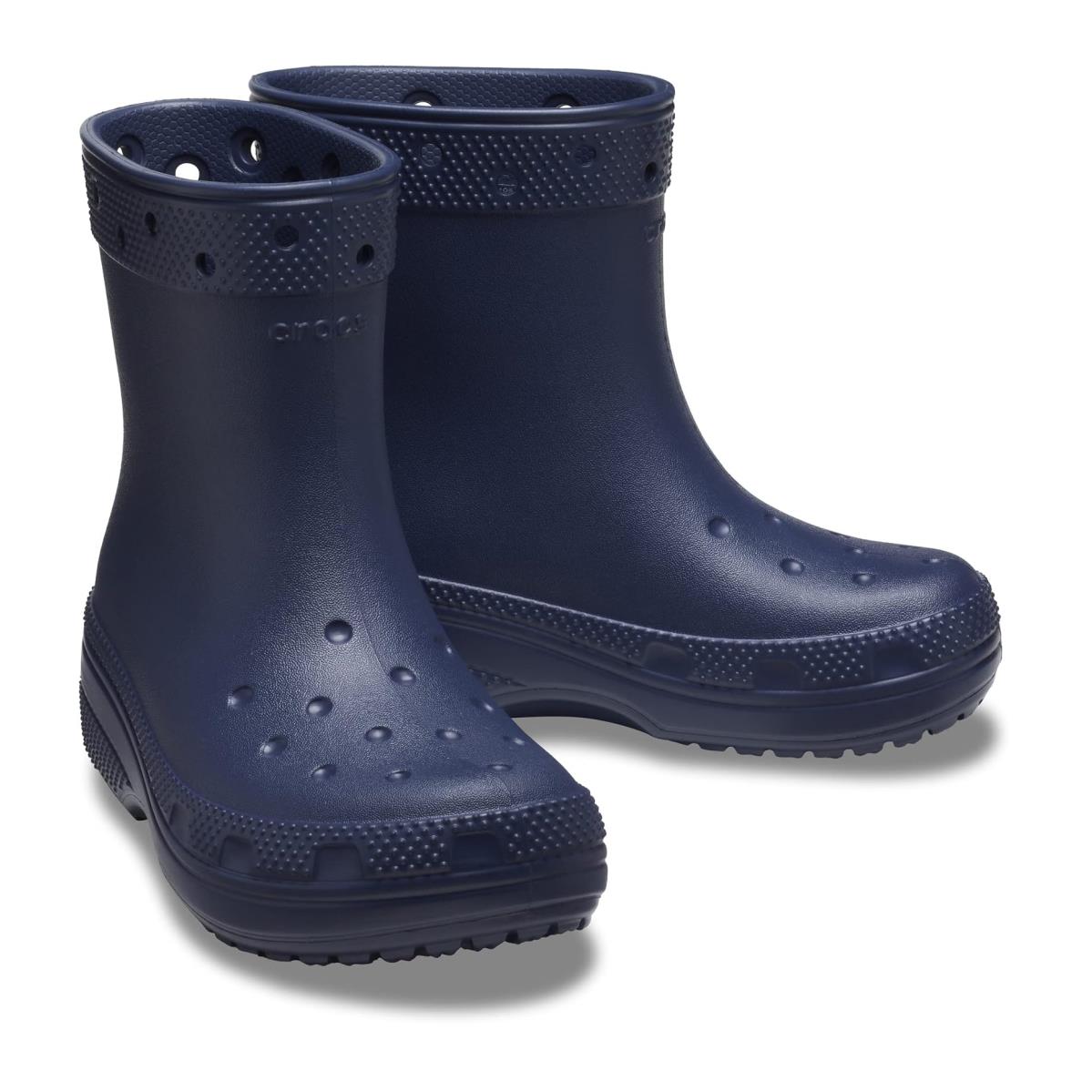 Children Unisex Boots Crocs Kids Classic Rain Boot Little Kid/big Kid Navy