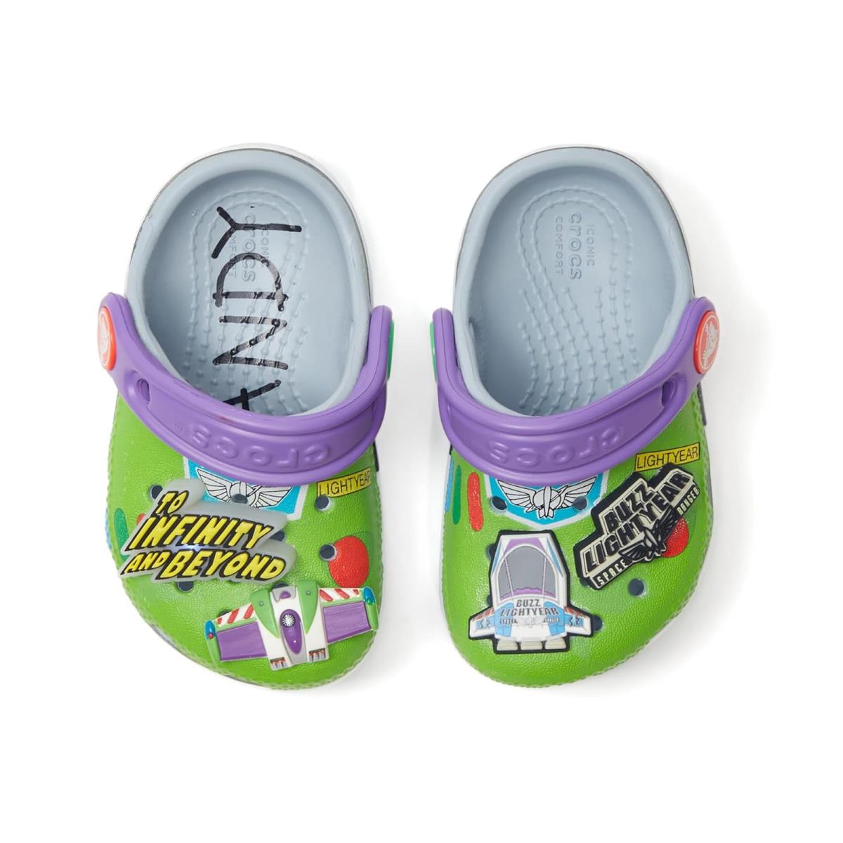 Unisex Clogs Crocs Kids Toy Story Classic Clog - Blue Grey/Buzz Lightyear