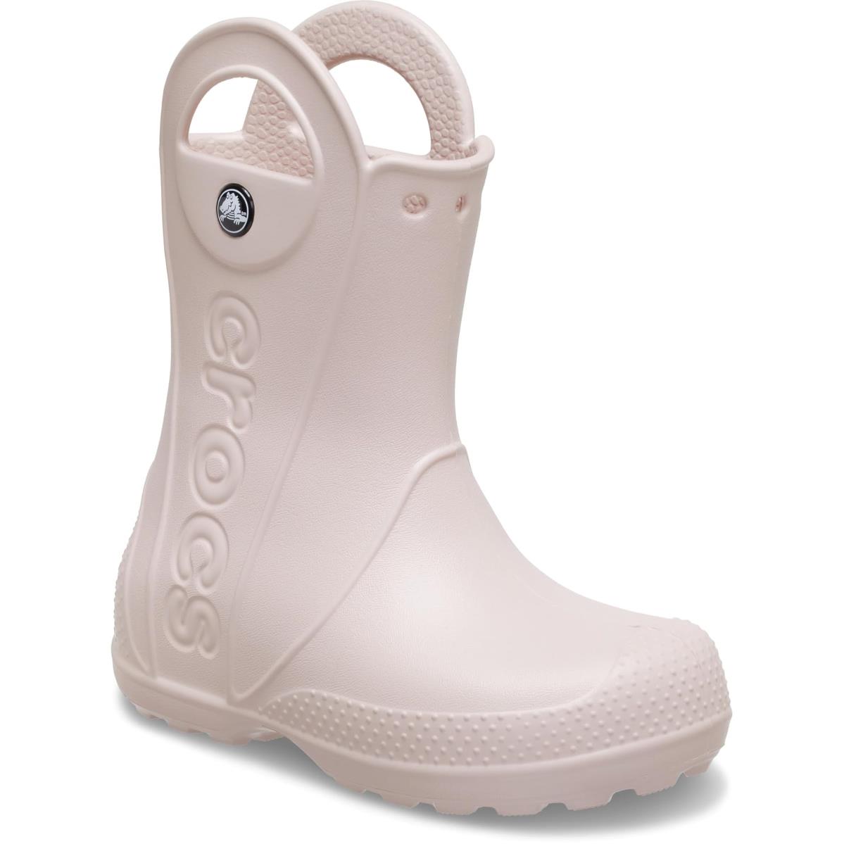 Children Unisex Boots Crocs Kids Handle It Rain Boot Toddler/little Kid Quartz