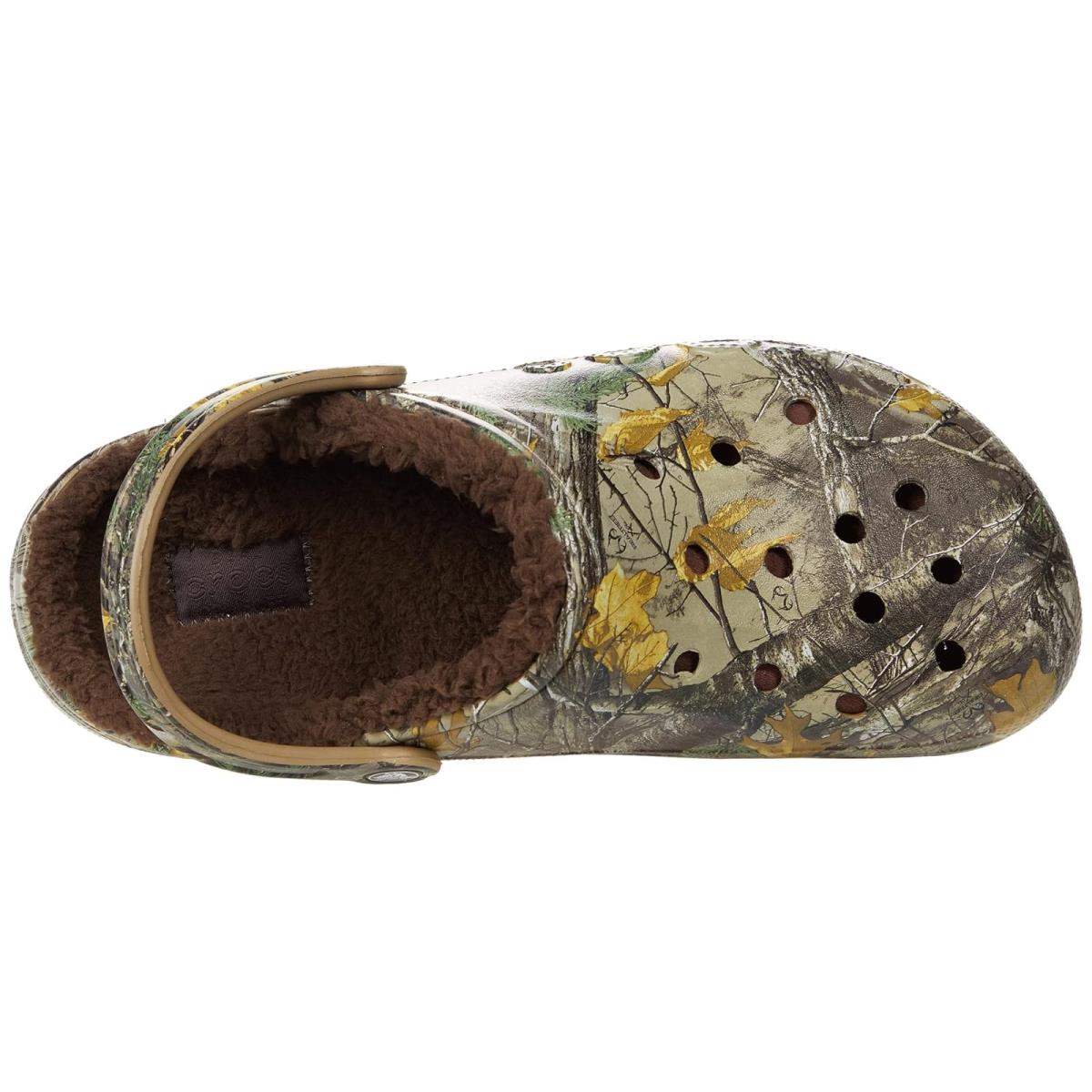 Unisex Clogs Crocs Baya Lined Realtree Xtra Clog - Khaki