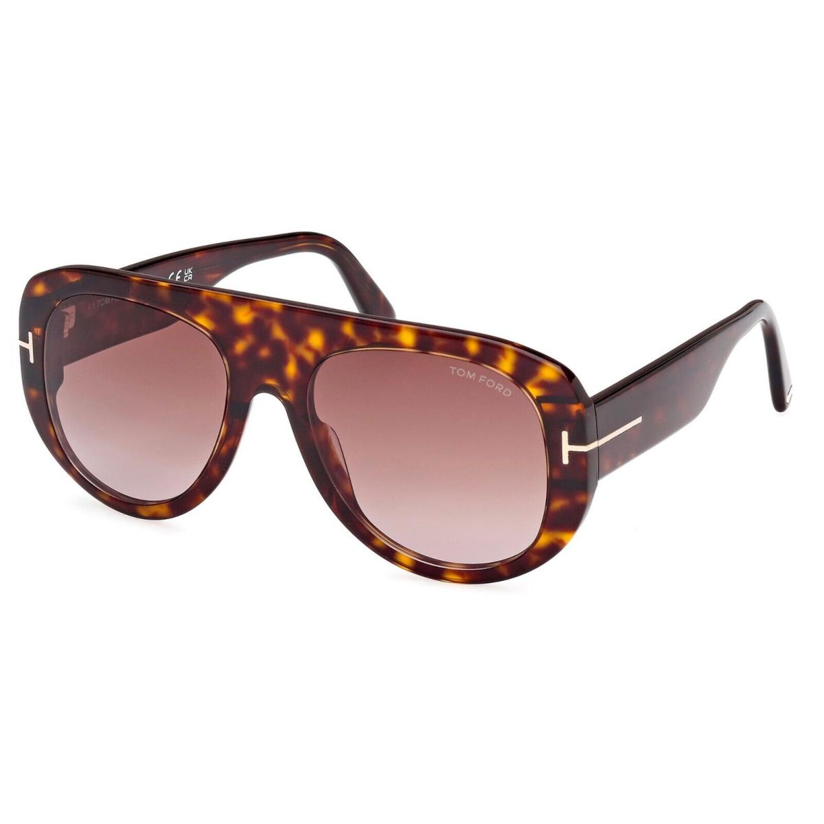 Tom Ford Cecil FT 1078 Havana/bordeaux Shaded 52T Sunglasses