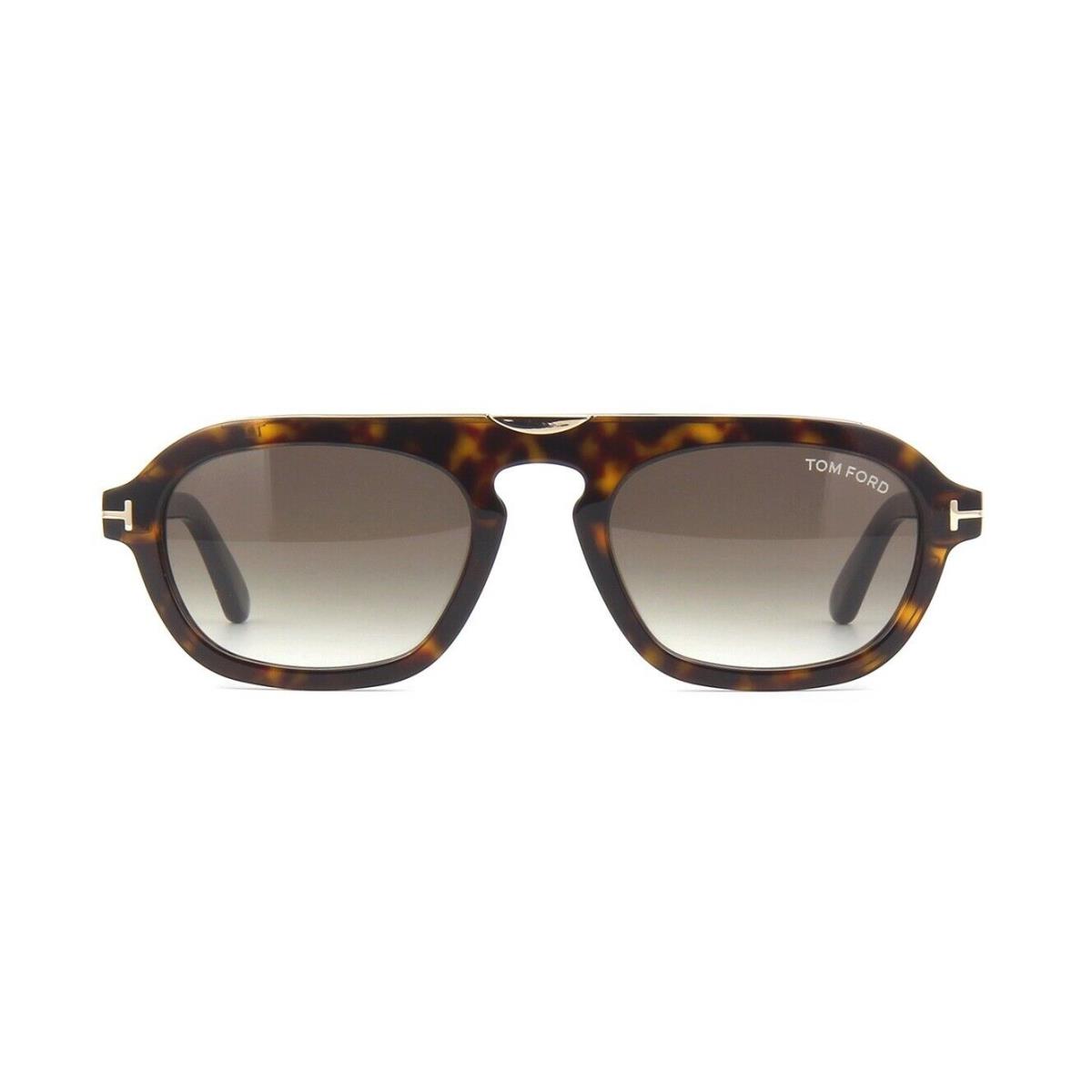 Tom Ford SEBASTIAN-02 FT 0736 Dark Havana/roviex Shaded 52K C Sunglasses