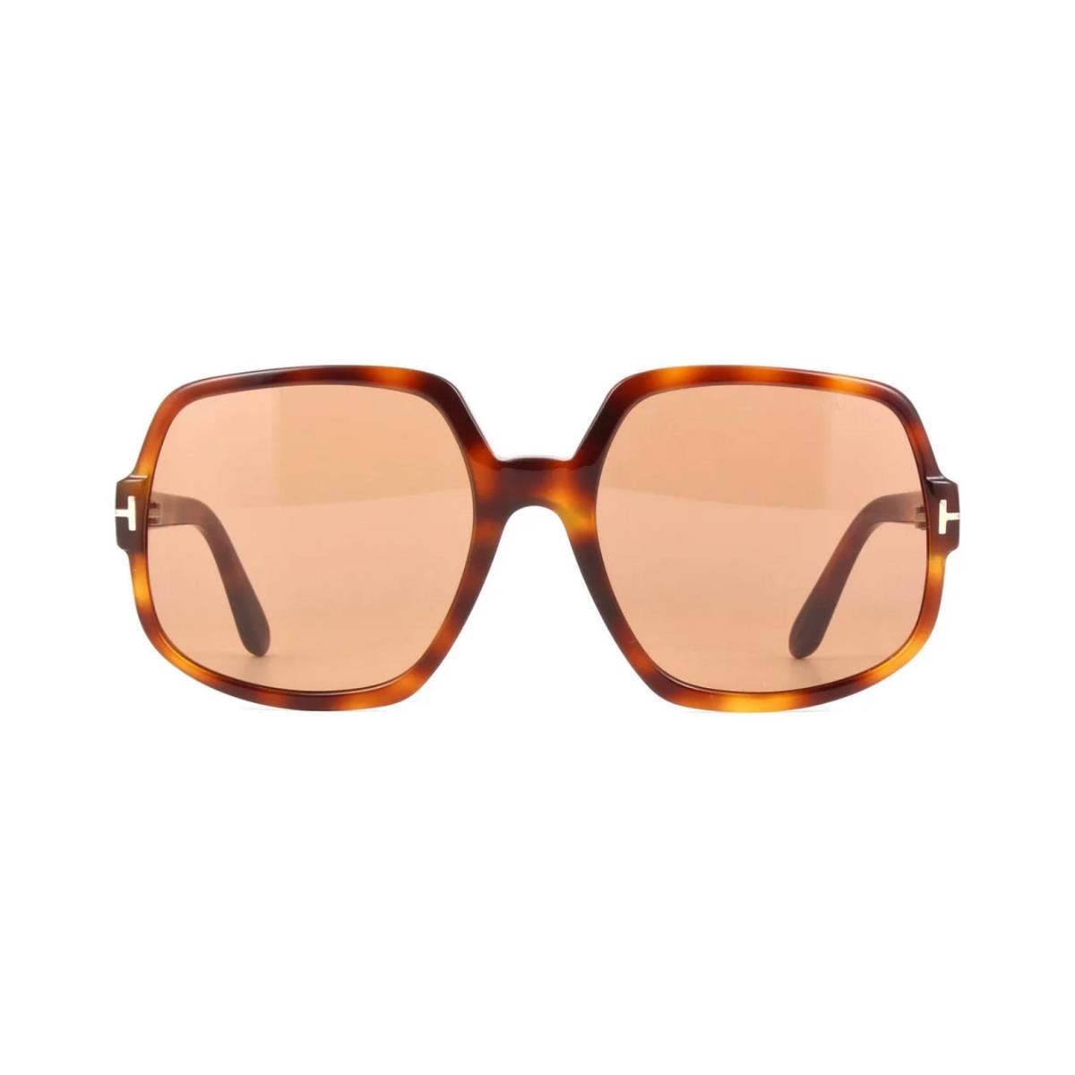 Tom Ford DELPHINE-02 FT 0992 Dark Havana/light Brown 52E Sunglasses