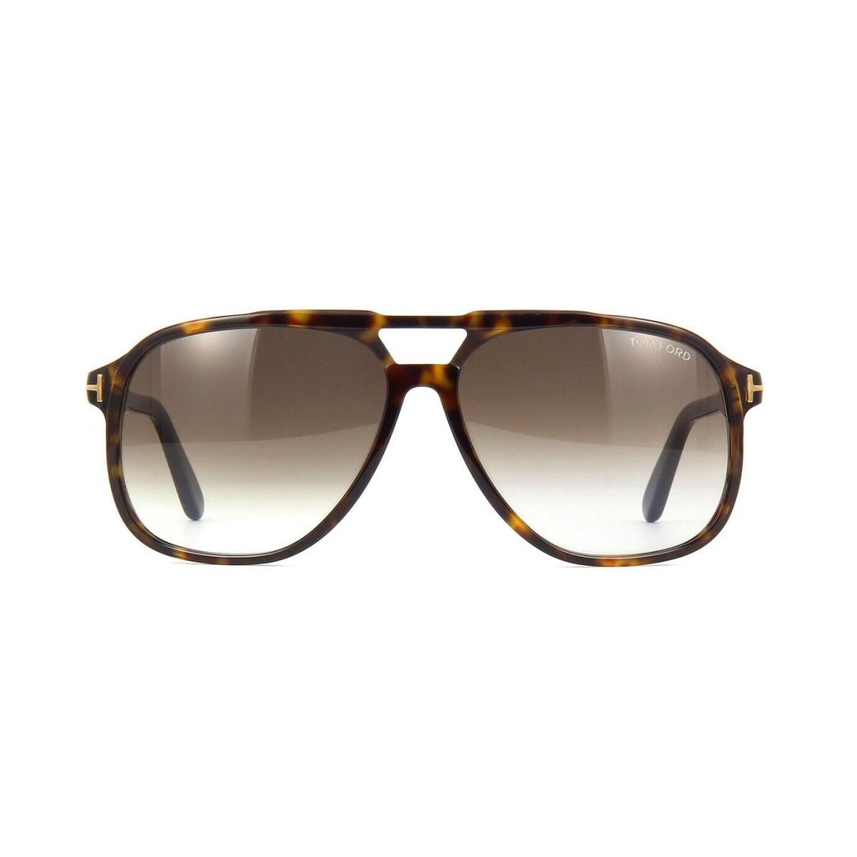 Tom Ford Raul FT 0753 Dark Havana/brown Shaded 52K Sunglasses