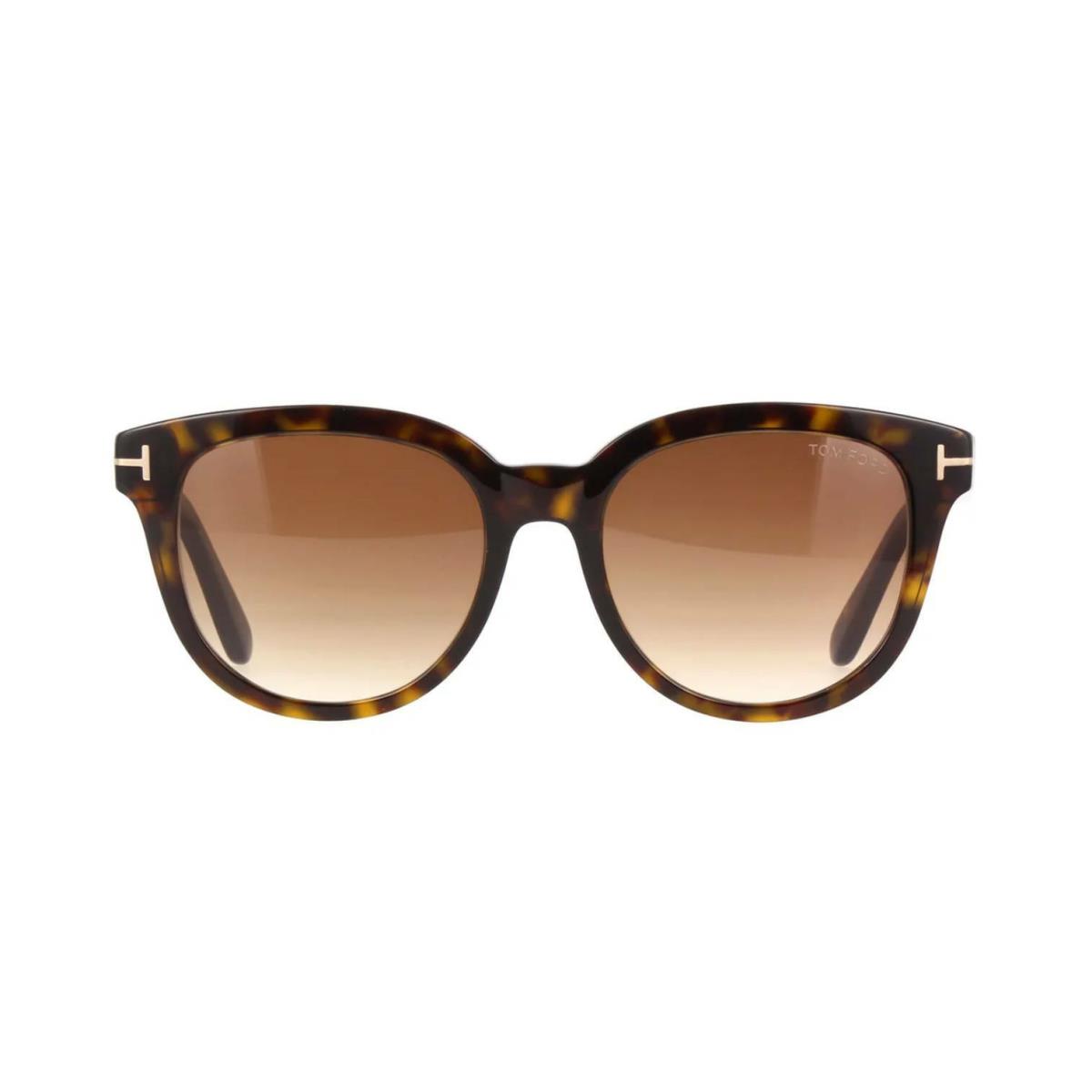 Tom Ford Olivia -02 FT 0914 Dark Havana/brown Shaded 52F Sunglasses