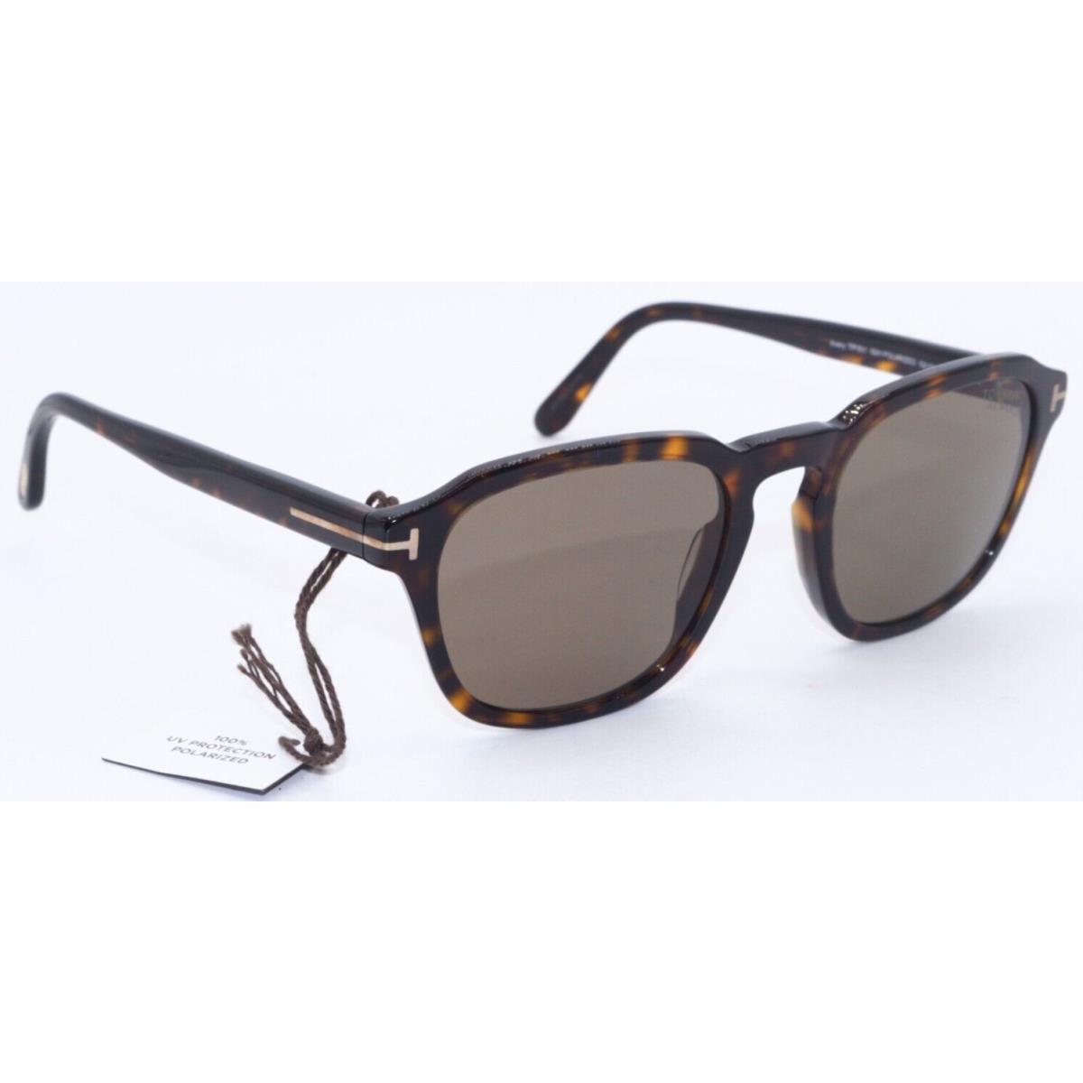 Tom Ford TF 931 52H Avery Havana/polarized Brown Lens Sunglasses 52-21 - Frame: HAVANA GOLD, Lens: BROWN POLARIZED