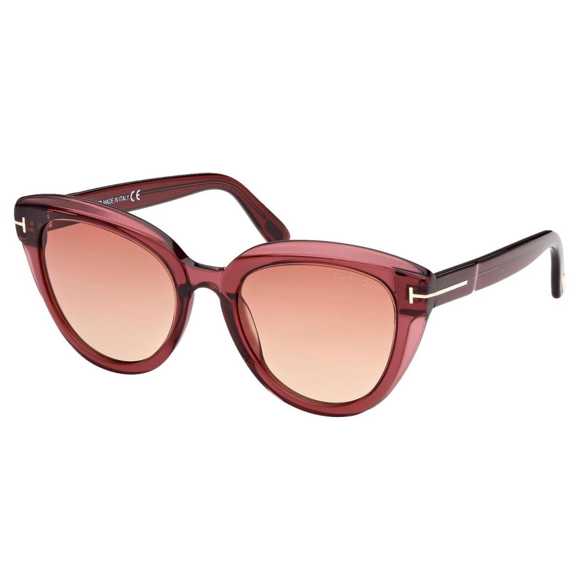 Tom Ford Tori FT 0938 Shiny Burgundy/burgundy Shaded 69T Sunglasses