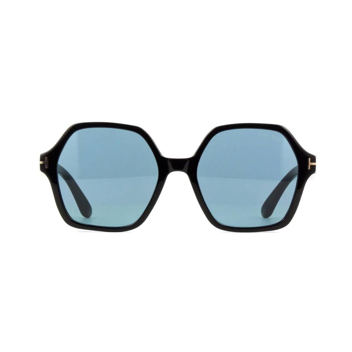 Tom Ford Romy FT 1032 Shiny Black/blue 01A Sunglasses