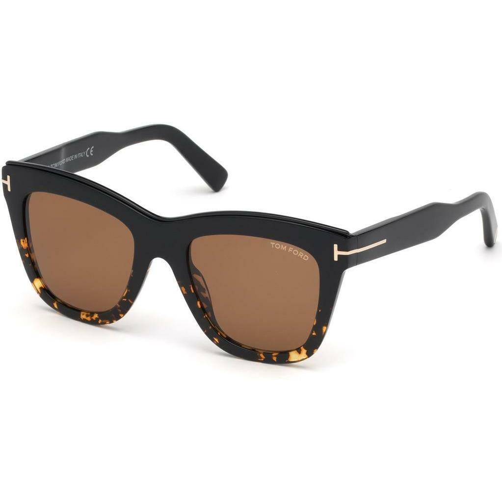 Tom Ford Julie FT 0685 Black Havana/brown 05E C Sunglasses