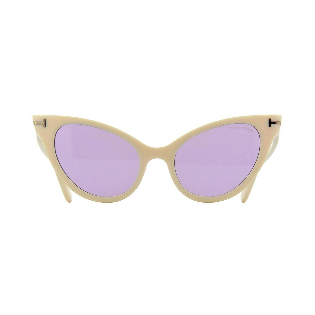 Tom Ford EVELYN-02 FT 0820 Ivory/violet 25Z Sunglasses