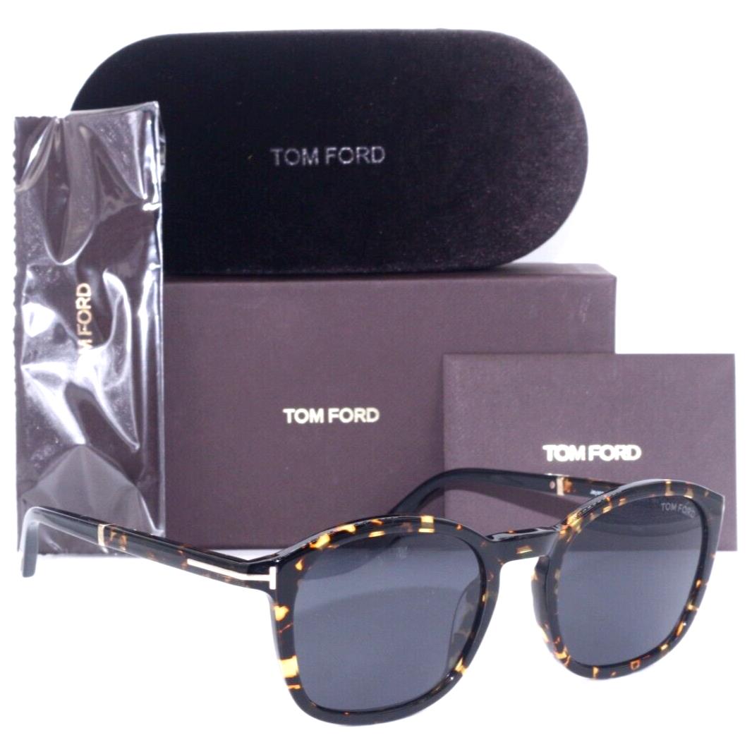 Tom Ford TF1020 52A Jayson Tortoise W/smoke Grey Lens Sunglasses 52-21