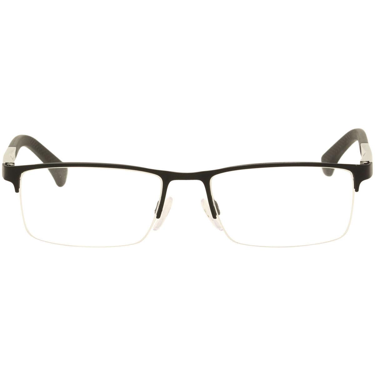 Emporio Armani Eyeglasses EA1041 EA/1041 3094 Black Rubber Optical Frame 57mm