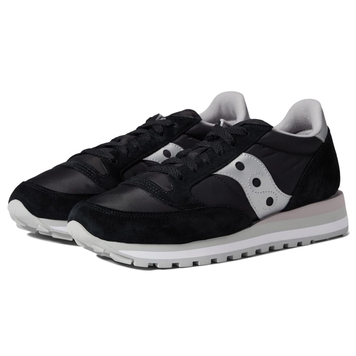 Woman`s Sneakers Athletic Shoes Saucony Originals Jazz Triple Black/Silver