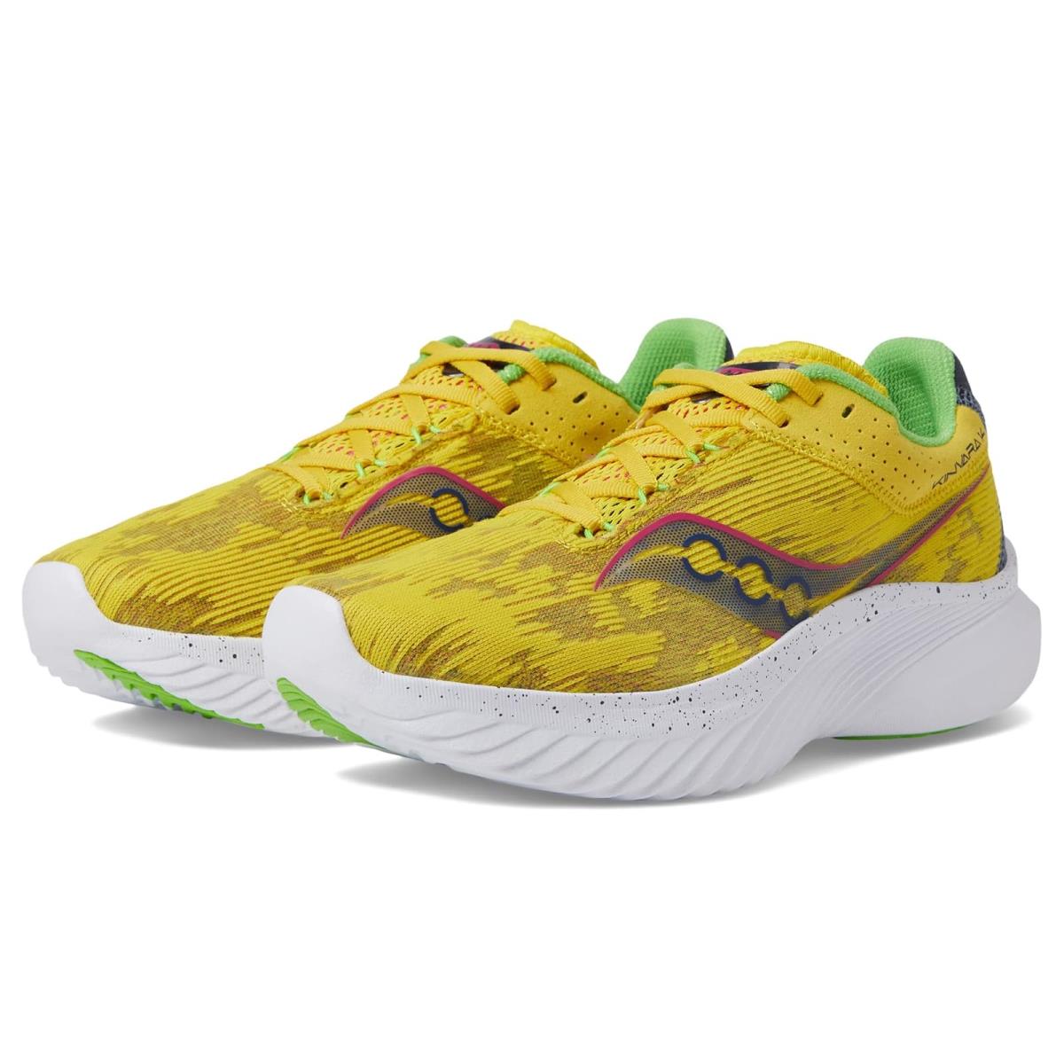 Woman`s Sneakers Athletic Shoes Saucony Women`s Kinvara 14 Yellow