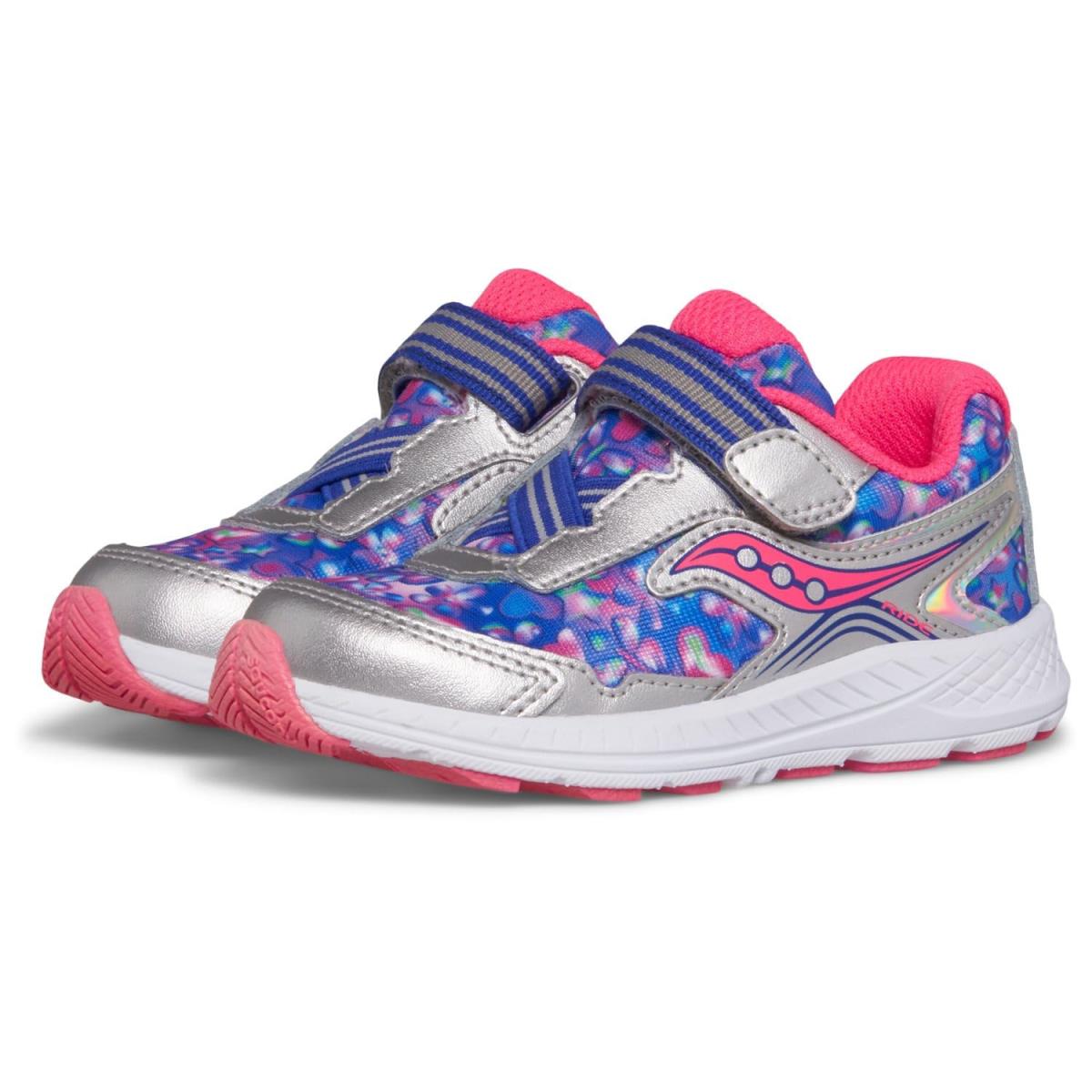 Saucony Kids Saucony Kids Ride 10 Jr Sneaker Toddler/little Kid Silver/Pink