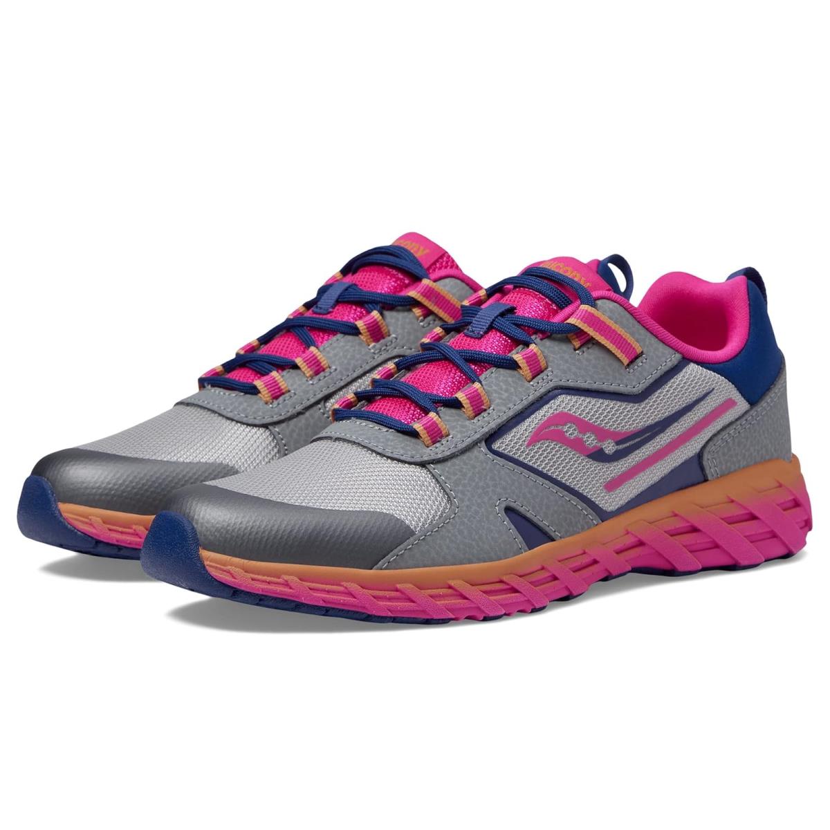 Girl`s Shoes Saucony Kids Wind Shield 2.0 Little Kid/big Kid