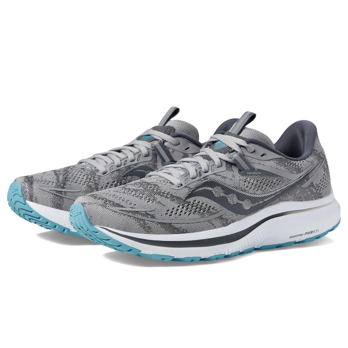 Woman`s Sneakers Athletic Shoes Saucony Omni 21 - Alloy/Rainfall