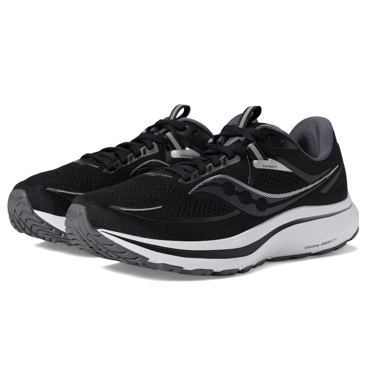 Woman`s Sneakers Athletic Shoes Saucony Omni 21 Black/White