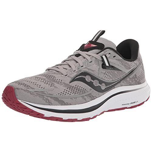 Saucony Omni 21 Men`s Running Shoe Alloy/garnet 12 Wide