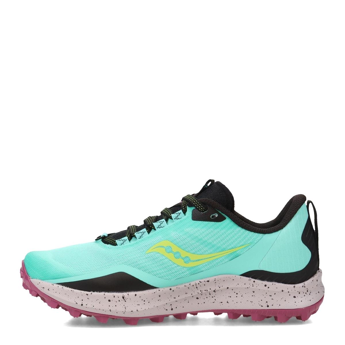 Saucony Women`s Peregrine 12 Running Shoe Cool Mint/acid 8 Sz_8_Cool Mint/acid - Cool Mint/Acid