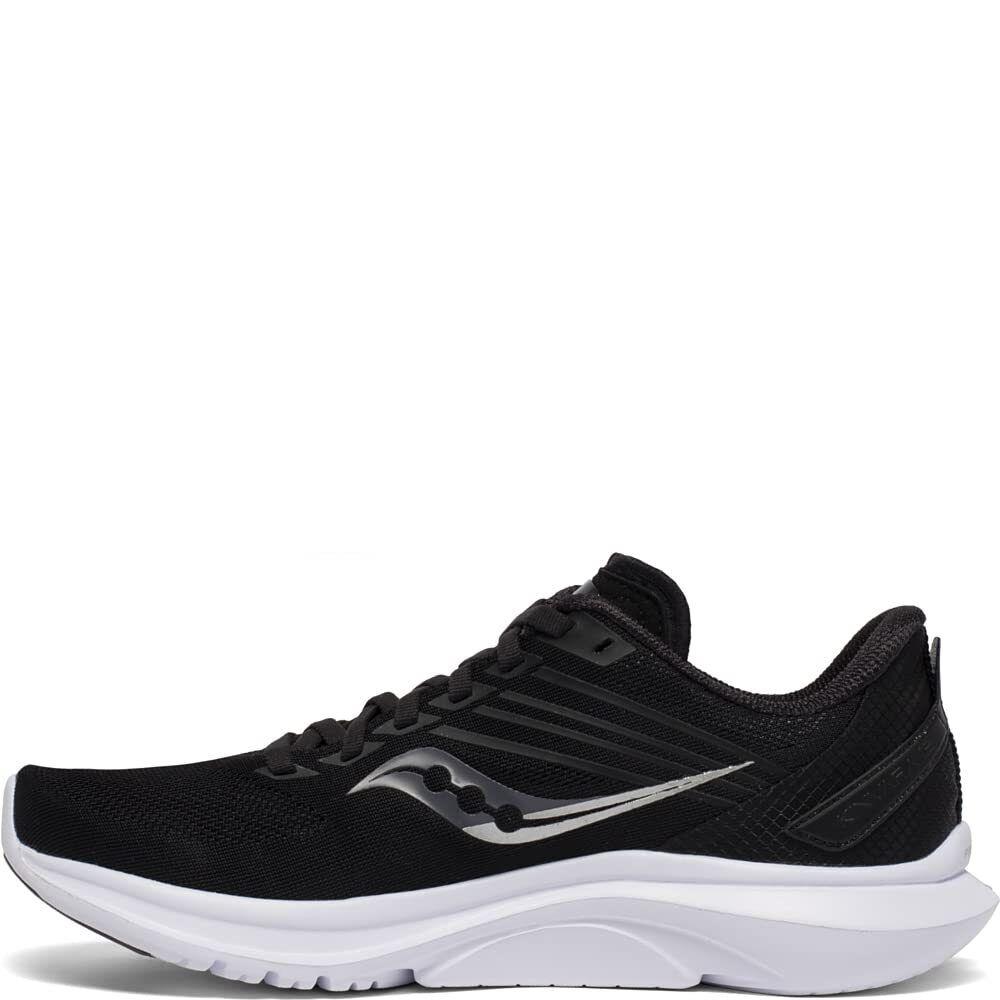 Saucony Women`s Kinvara 12 Black/silver 10.5 Medium Sz_10.5_Black/Silver - Black/Silver