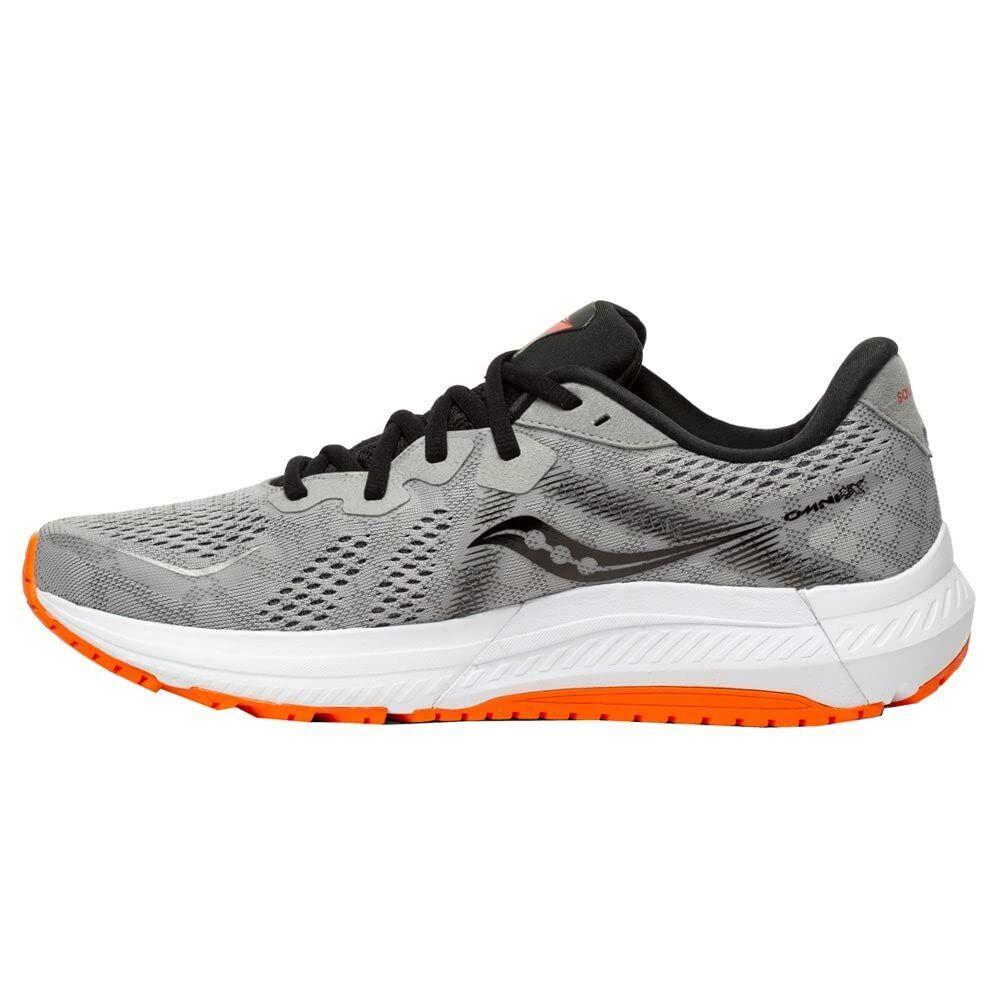 Saucony Men`s Omni 20 Running Shoe Alloy/fire 9 Sz_9_Alloy/Fire - Alloy/Fire