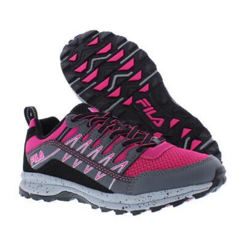Fila Evergrand Tr 21.5 Gs Girls Shoes - Pink/Grey, Main: Pink