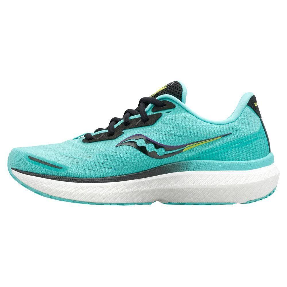 Saucony Women`s Triumph 19 Running Shoe Cool Mint/acid 6 Sz_6_Cool Mint/acid - Cool Mint/Acid