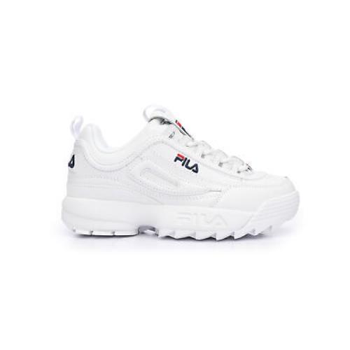 Fila Fashion Sneakers Disruptor II Premium Women White 5FM00002 Lace up