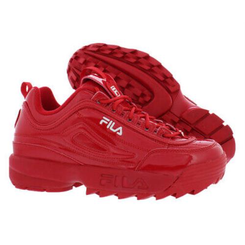 Fila Disruptor II Heart Womens Shoes Size 7 Color: Fila Red/fila Red/fila Red