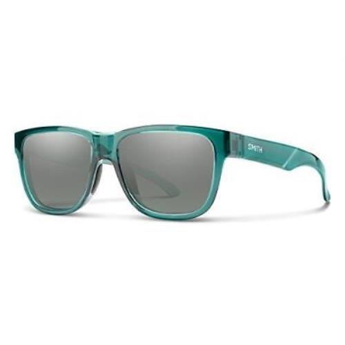 Smith Lowdown Slim 2 Sunglasses Crystal Deep Forest Green/platinum Mirror 53 mm