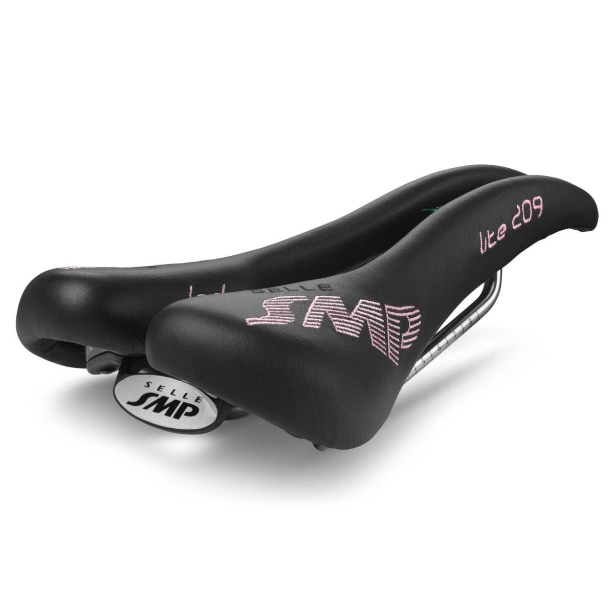 Selle Smp Lite 209 Saddle with Steel Rails Lady Black